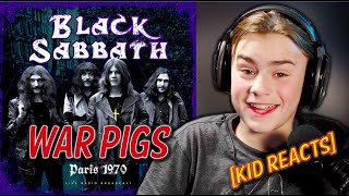 WAR PIGS Live in Paris Gen Alpha Kid Reacts to BLACK SABBATH The Godfathers of METAL [upl. by Ianej]