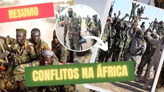 CONFLITOS NA ÁFRICA RESUMO [upl. by Ynomrah]