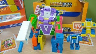 LetraBots Combo ADE  Robot Gigante BiG ROBOT Transformers [upl. by Banquer]