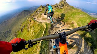 What are we getting into  Mountain Biking Snowdon [upl. by Kepner]