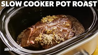 How to Make Slow Cooker Pot Roast  Allrecipes [upl. by Groveman]