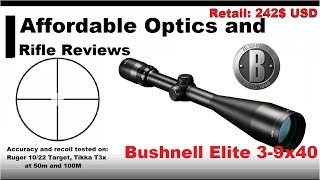 Bushnell Elite 39x50 Review [upl. by Sheff742]