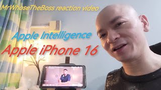 Apple iPhone 16 Apple Intelligence reaction video [upl. by Aihsile]