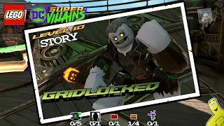 Lego DC SuperVillains Level 10  Gridlocked STORY  HTG [upl. by Akeemat]