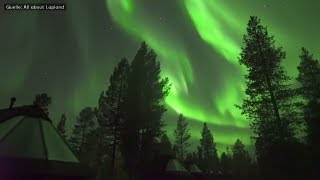 AURORA BOREALIS Fantatsische Nordlichter über Finnland [upl. by Donelson]