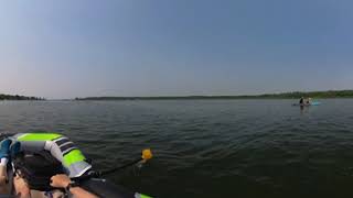 360 Video  Boating on Wabamun Lake Alberta Canada [upl. by Gertrudis664]