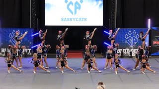 Cheer Athletics Sassycats Blue Debut 2023 [upl. by Ellyn]