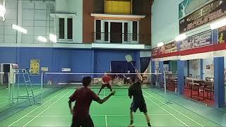 BADMINTON MENS DOUBLE2 herudayu vs zalhenry [upl. by Enrobso]