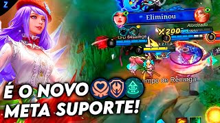 O META DE SUPORTE  RAFAELA GAMEPLAY  Mobile Legends [upl. by Aisatsanna]