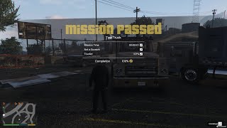 32 Tow Truck Mission Overview  Gold Medal  GTA 5 Story Mode  4K [upl. by Anaujat]