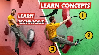 Learn 100 Climbing Techniques With Just 4 Movement Concepts [upl. by Divad693]