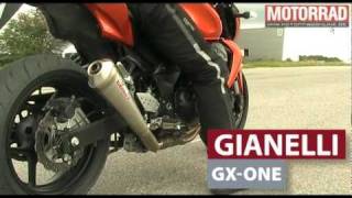 AuspuffTest Gianelli GXOne für Kawasaki Z750 [upl. by Helene401]