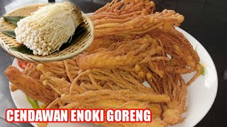 RESEPI CENDAWAN ENOKI GORENG TEPUNG YANG MUDAHlebih ranggup [upl. by Brose]