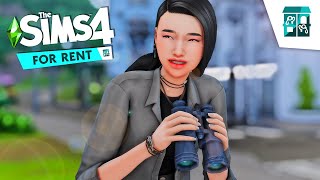 a new lets play ♡ becoming a nosy landlord👀  The Sim 4 For Rent Gameplay EP 1 [upl. by Nairdad]