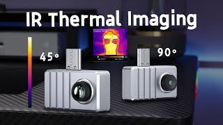 Smartphone ir thermal imaging camera B TypeC port Options for 45°90° FOV aluminum alloy case [upl. by Hatti]