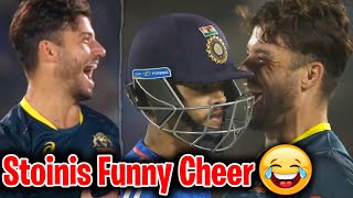 Stoinis Cheers to Jaiswal 🔥🤣 Marcus Stoinis Funny Reaction on Yashasvi Jaiswal Run Out [upl. by Snilloc]