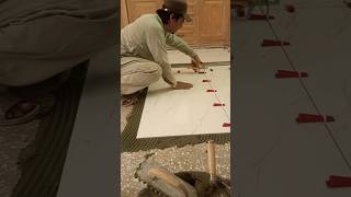 Amazing floor tiles fixing 2 x 4ft [upl. by Ateinotna204]