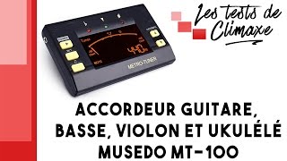 Test dun accordeur pour guitare MUSEDO MT100 [upl. by Pack]