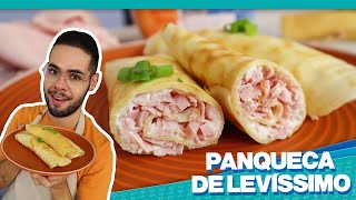 A MELHOR RECEITA DE PANQUECA QUE VOCÊ VAI VER  MASSA BÁSICA PRA PANQUECA [upl. by Layap]