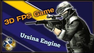 Make a 3D Shooting Game in Python using Ursina Game Engine  Ursina Engine [upl. by Rehotsirk]