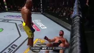 Jacare Souza KOs Chris Weidman in a brutal late stoppage at UFC 230 [upl. by Yseulte]