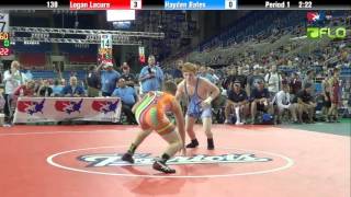 Cadet 138  Logan Lacure Ohio vs Hayden Bates Oregon [upl. by Brag]