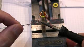 166 How to wind a trifilar toroid transformer for a diode ring mixer [upl. by Anera]