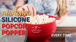 Amazing Silicone Popcorn Popper  A new movie experience [upl. by Rimma]