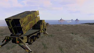 Neptune Antiship Missile System Destroyed Russian Battleships Completely  ArmA 3 [upl. by Giefer]