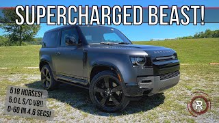 The 2023 Land Rover Defender V8 Carpathian Edition Is A Go Fast amp GoAnywhere SUV [upl. by Ojyllek]