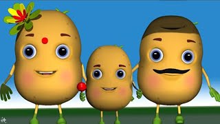 Aloo Kachaloo Beta Kahan Gaye The  Hindi Rhymes for Children  Infobells [upl. by Tymes]