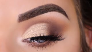 Half Cut Crease Eyeshadow Tutorial for Beginners  ABH Soft Glam Palette [upl. by Shela]