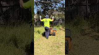 Trying to destroy a 15000 Lawn Mower [upl. by Rouvin]