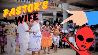 PASTORS WIFE possessed at LALUE KPLEY DOMI FESTIVAL 2024 [upl. by Nasar]