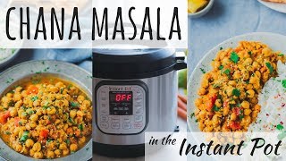 INSTANT POT CHANA MASALA  Instant Pot Indian Recipe [upl. by Crary]