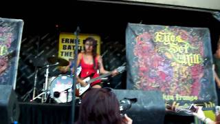 Eyes Set To Kill  Broken Frames Atlanta GA Warped Tour 2010 [upl. by Irallih889]