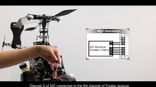 DJI Ace Waypoint Main ControllerampFutaba Receiver Connection [upl. by Aizti756]