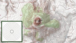 Topo Maps Part 1 Introduction to Contour Lines [upl. by Nelram]