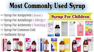 Commonly Used Syrup  Syrup For Children syrup [upl. by Sperling]