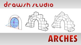 How To Draw Arches In Perspective [upl. by Radu]