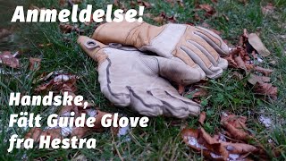 Handske Fält Guide Glove fra Hestra Anmeldelse [upl. by Ayanej]