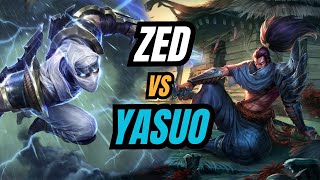 Como jugar ZED vs YASUO Mid MatchUp  Main ZED  Season 14 [upl. by Oaht562]