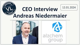 Alzchem  CEO Interview Andreas Niedermaier [upl. by Amandy934]