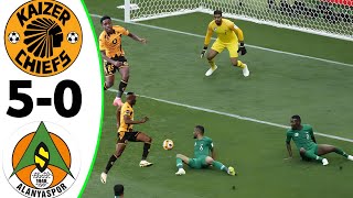 All Five Goals in a Friendly Match Kaizer Chiefs Vs Copenhagen Fc [upl. by Cormick]