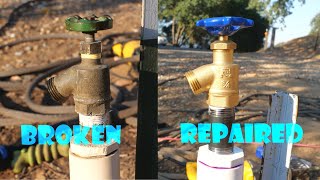 How I changed my Hose Spigot Bib to PVC Pipe [upl. by Nico]