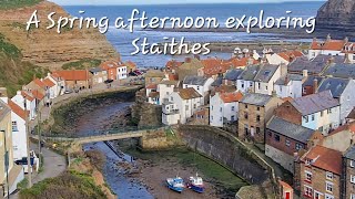 A Spring afternoon exploring Staithes North Yorkshire 🌼 🌊 [upl. by Issim332]