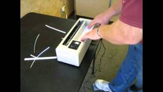 DFG GC300 Electric Business Card Finisher Demo Video [upl. by Erot890]