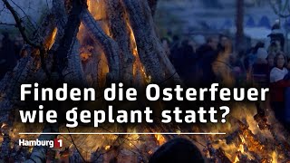 Maximalhöhe von 5 Metern Vorbereitungen für Osterfeuer laufen [upl. by Suoicerp]