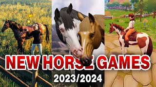 Top 8 NEW Horse Games of 2023 amp 2024 [upl. by Ylrebme451]