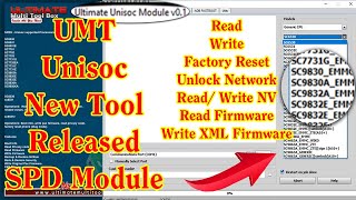 UMTv2 UMT Pro Unisoc Module 01 Released New Tool ReadWrite Factory Reset Unlock Network new 2021 [upl. by Fritzsche]